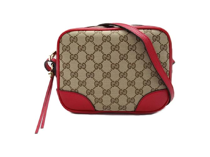 Gucci GG Canvas Bree Messenger Bag 449413 Cloth  ref.1242786