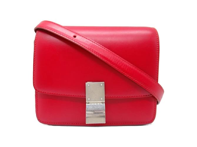 Céline Small Leather Classic Box Shoulder Bag  ref.1242801