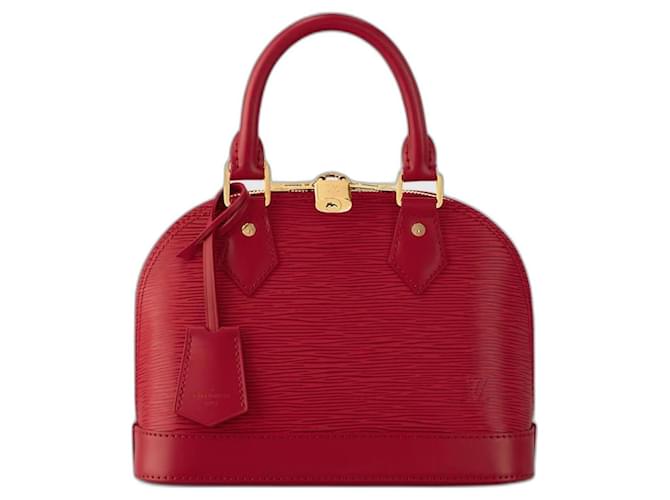 LV Alma BB epi red new

Translation: Louis Vuitton Alma BB in red Epi leather, new.  ref.1242818