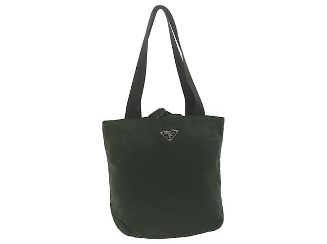 PRADA Tote Bag Nylon Green Auth bs11932  ref.1242883