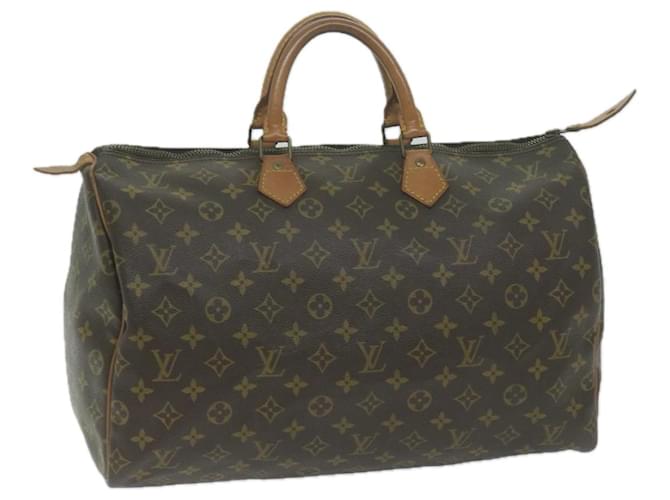 Louis Vuitton Monogram Speedy 40 Hand Bag Old model M41522 LV Auth 65331 Cloth  ref.1242927