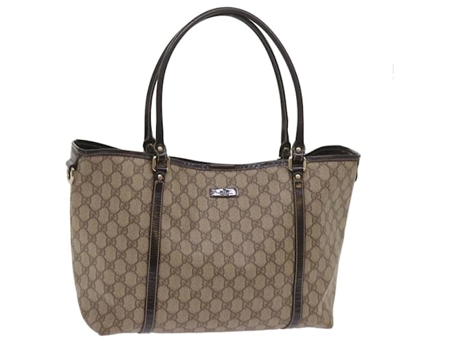 gucci GG Supreme Tote Bag beige 197953 auth 65784  ref.1242942