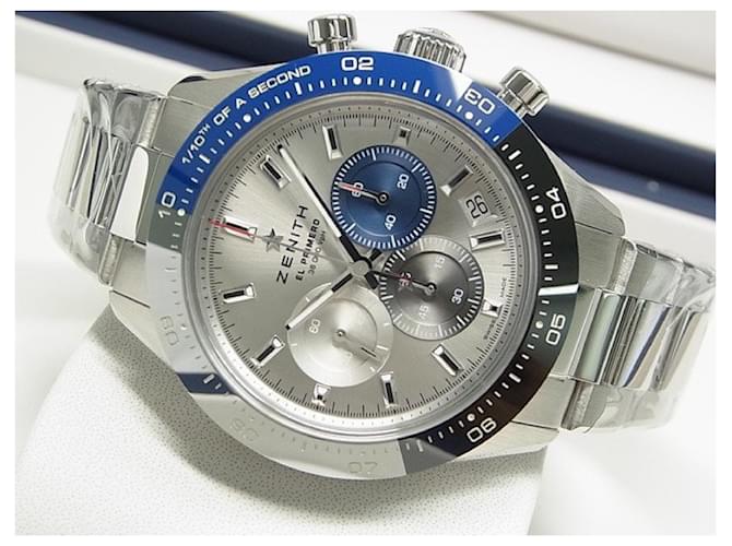 Zénith ZENITH Chrono Master sports Boutique edition 03.3103.3600/69.M3100 Mens Silvery Steel  ref.1242947