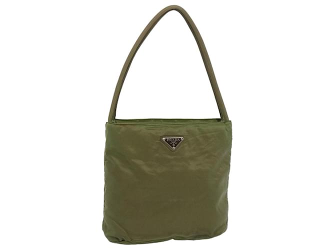 PRADA Hand Bag Nylon Khaki Auth 66141  ref.1242958