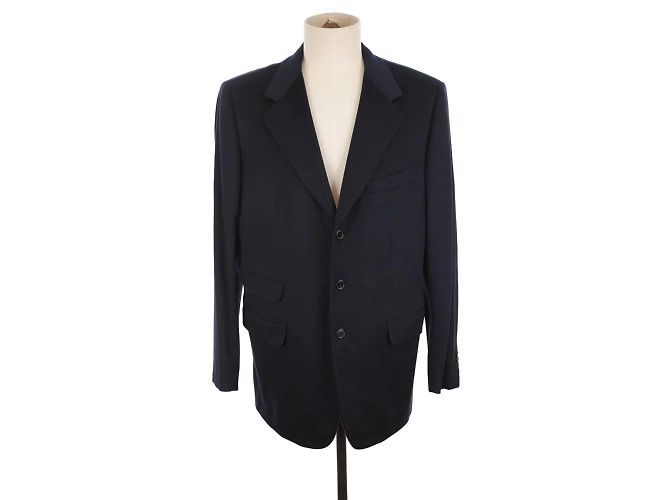 Hermès Kaschmirblazer Blau