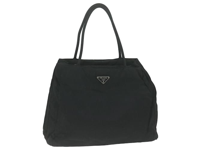 PRADA Hand Bag Nylon Black Auth 66022  ref.1242993