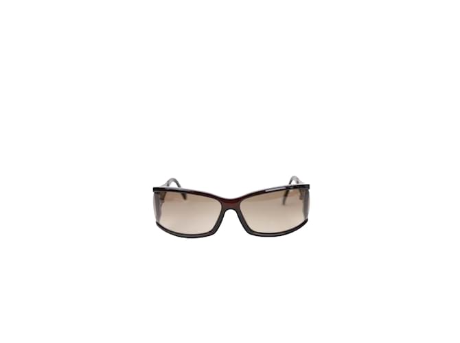 Gucci Óculos de sol castanhos Marrom Plástico  ref.1243153