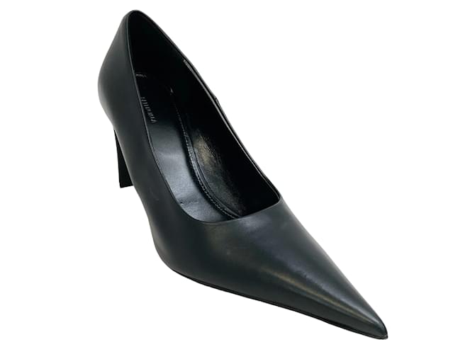 Balenciaga Black Leather Blade Pumps  ref.1243189