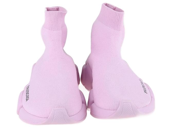 Balenciaga Pink Speed Trainer 2.0 Socken Turnschuhe Leinwand  ref.1243217