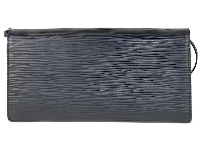 Pochette Honfleur nera di Louis Vuitton Nero Pelle  ref.1243257