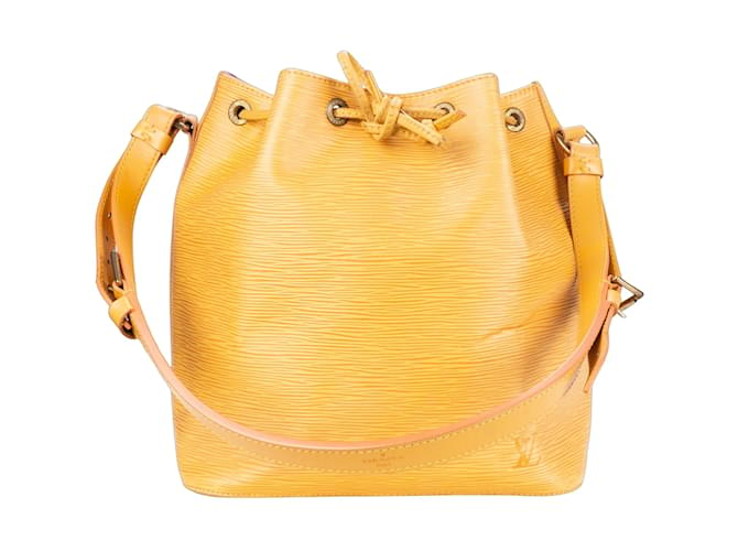 Louis Vuitton Yellow Epi Leather Sac Noe Petit Cloth  ref.1243328
