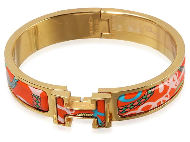 Hermès Clic H Bracelet in  Gold Plated Gold-plated  ref.1243374