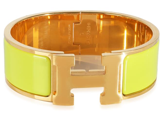 Hermès Clic Clac Armband vergoldet  ref.1243382