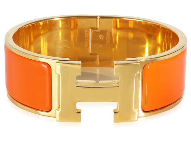 Hermès Clic Clac Armband vergoldet  ref.1243383