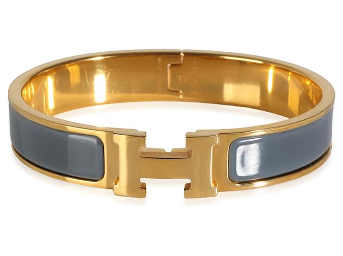 Bracciale Hermès Clic H in placcato oro Placcato in oro  ref.1243389