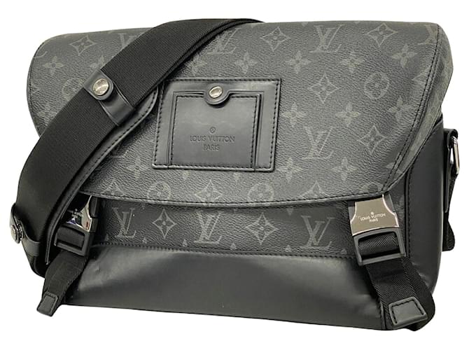 Louis Vuitton Messenger voyager Black Leather  ref.1243439