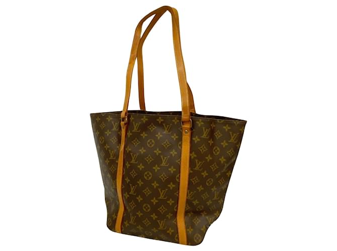 Louis Vuitton Shopping Brown Cloth  ref.1243450