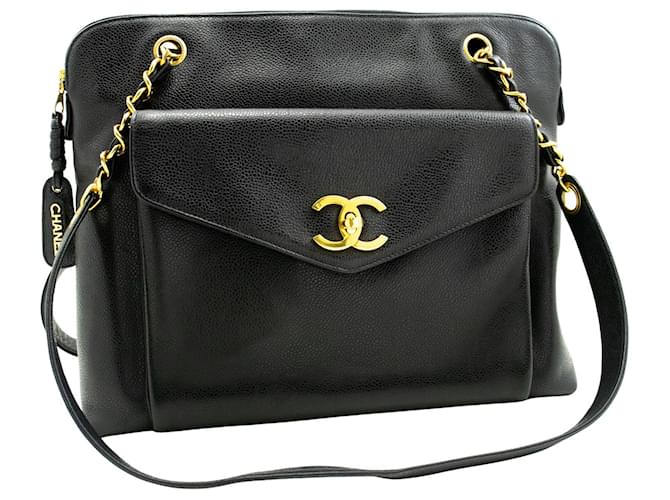 Timeless Chanel - Black Leather  ref.1243482