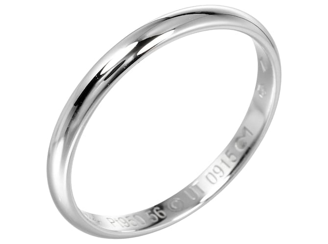 cartier 1895 Wedding ring Silvery Platinum  ref.1243491