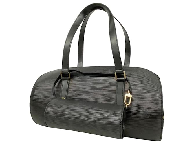 Louis Vuitton Soufflot Black Leather  ref.1243535