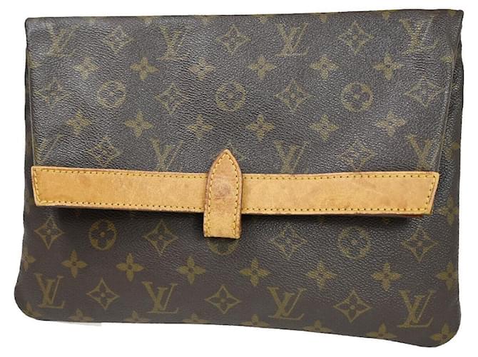 Louis Vuitton Pochette Pliante Brown Cloth  ref.1243747