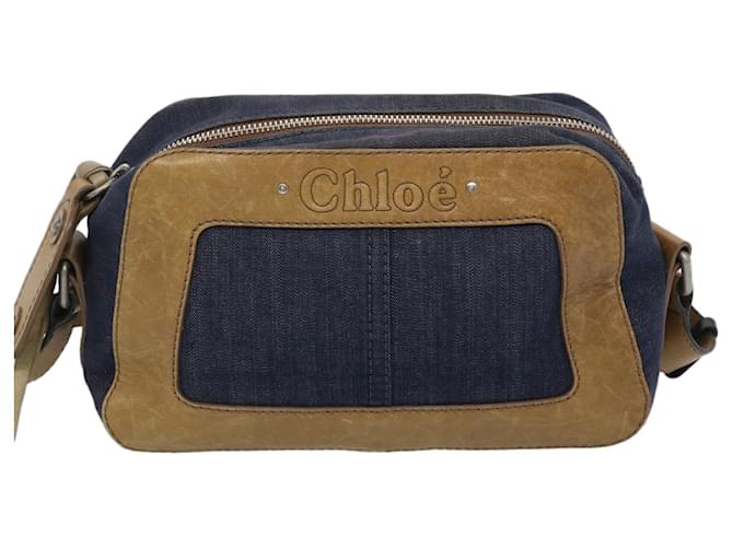 Chloé Chloe Azul marino Lienzo  ref.1243761