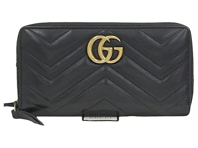 Gucci GG Marmont Black Leather  ref.1243788