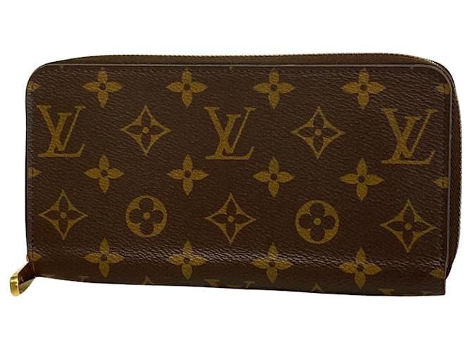 Louis Vuitton Portefeuille zippy Brown Cloth  ref.1243792