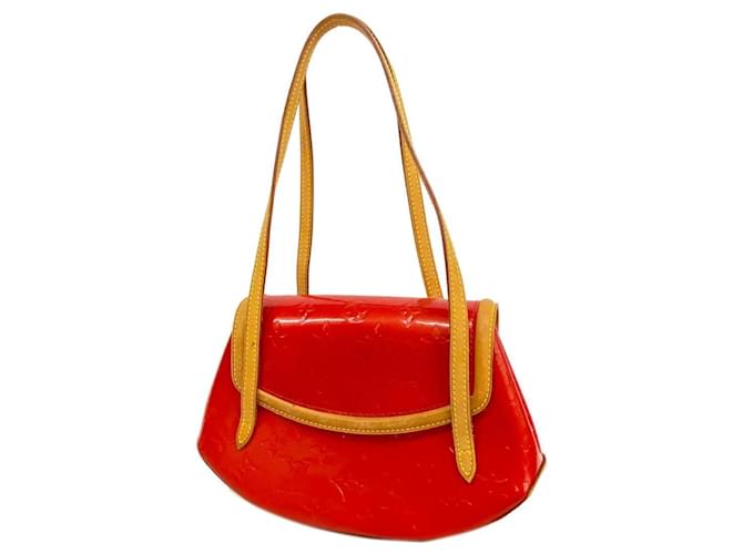 Louis Vuitton Biscayne Bay Red Patent leather  ref.1243851