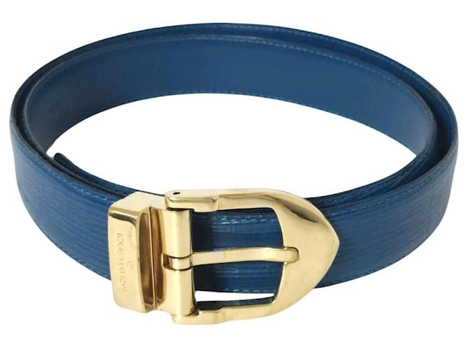 Louis Vuitton Blue Leather  ref.1243871
