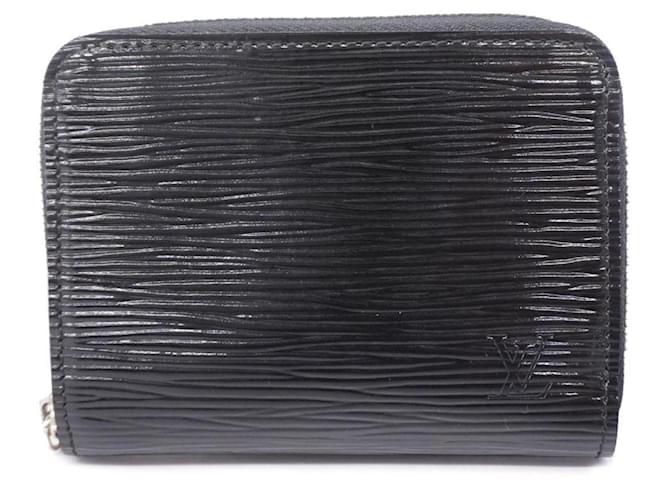 Louis Vuitton Zippy Black Leather  ref.1243891