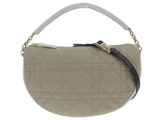 Dior Cannage Lady Beige Leather  ref.1243946