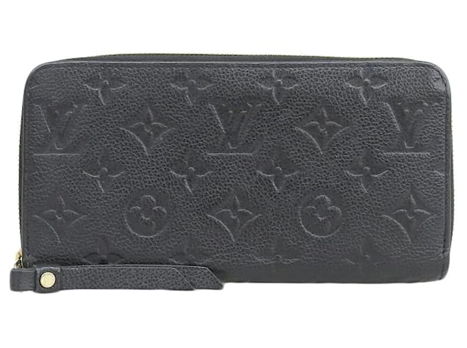 Louis Vuitton Zippy Wallet Black Cloth  ref.1243985