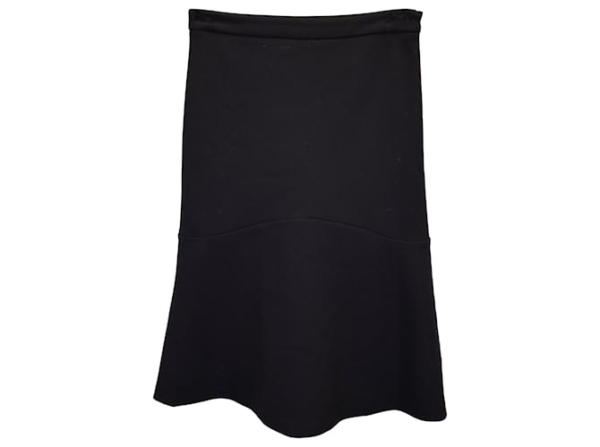 Etro A-Line Knee-Length Skirt in Black Rayon Cellulose fibre  ref.1244003