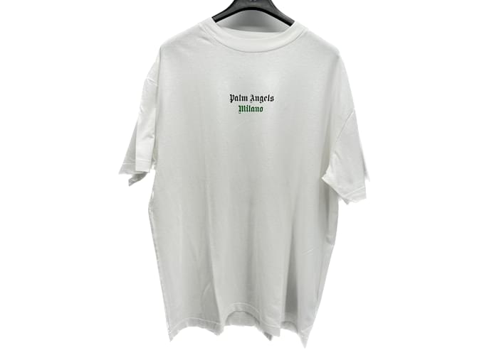 T-shirts PALM ANGELS.International XL Coton Blanc  ref.1244108