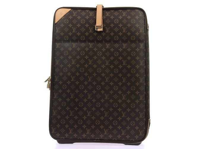 Bolsas de viagem LOUIS VUITTON T.  pano Marrom