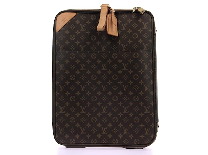 LOUIS VUITTON  Travel bags T.  leather Brown  ref.1244183
