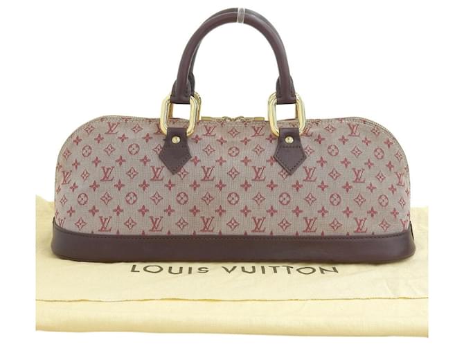 Louis Vuitton Alma long Rosa Lona  ref.1244233