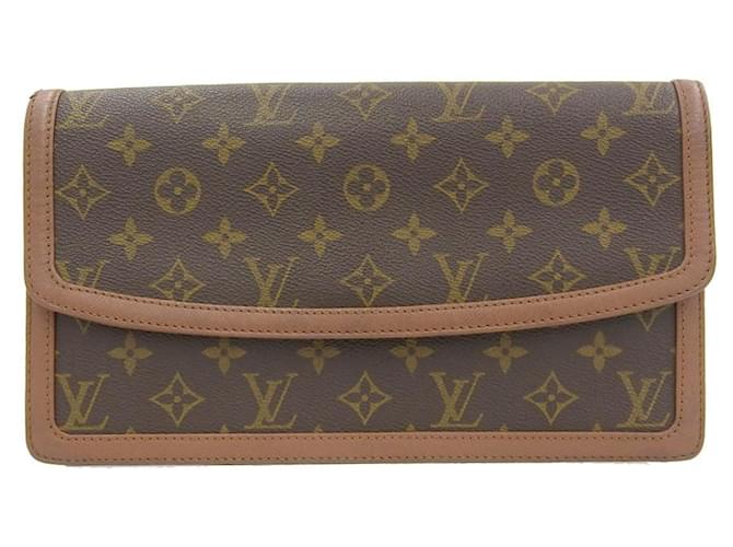 Louis Vuitton Pochette Brown Cloth  ref.1244246