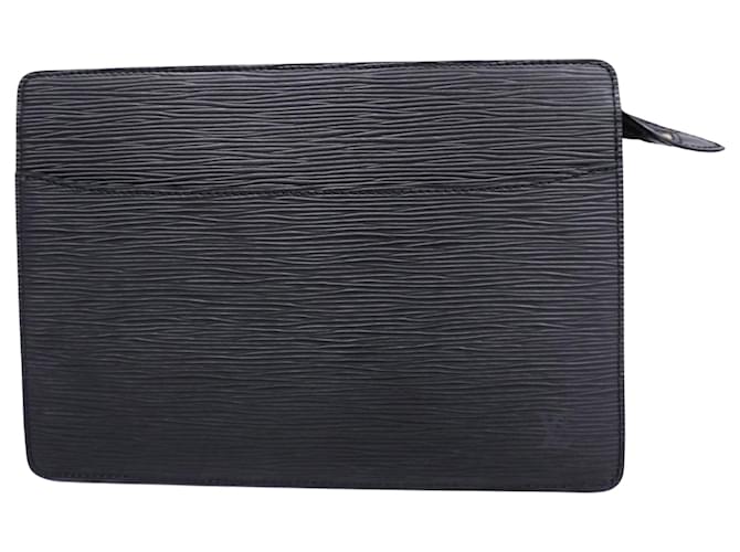 Louis Vuitton Pochette homme Black Leather  ref.1244256