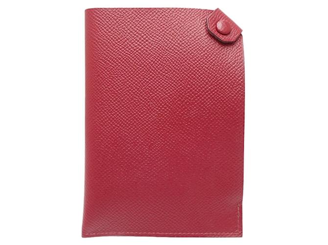 Hermès Tarmac Red Leather  ref.1244270