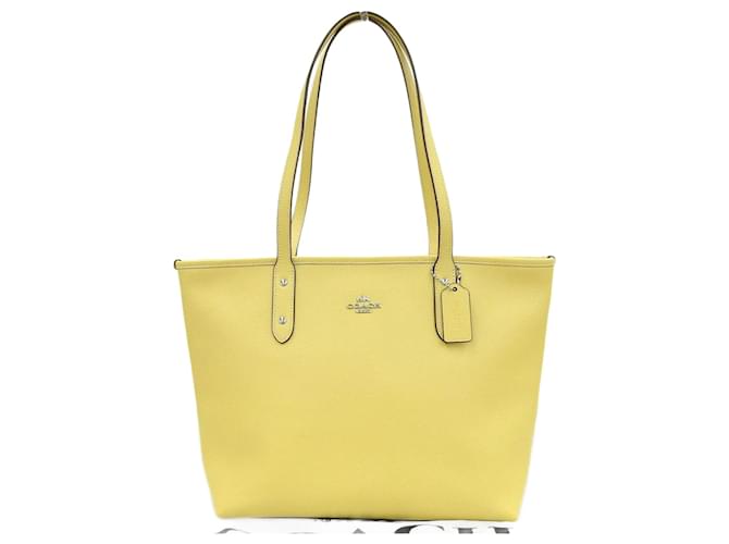Coach Yellow Leather  ref.1244288