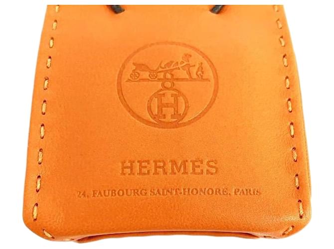 Hermès Hermes Orange Leather  ref.1244436