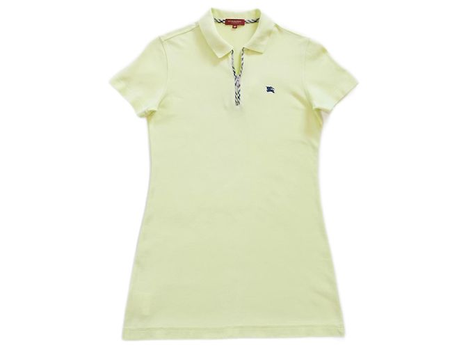 Vestido de tenis Burberry amarillo de algodón