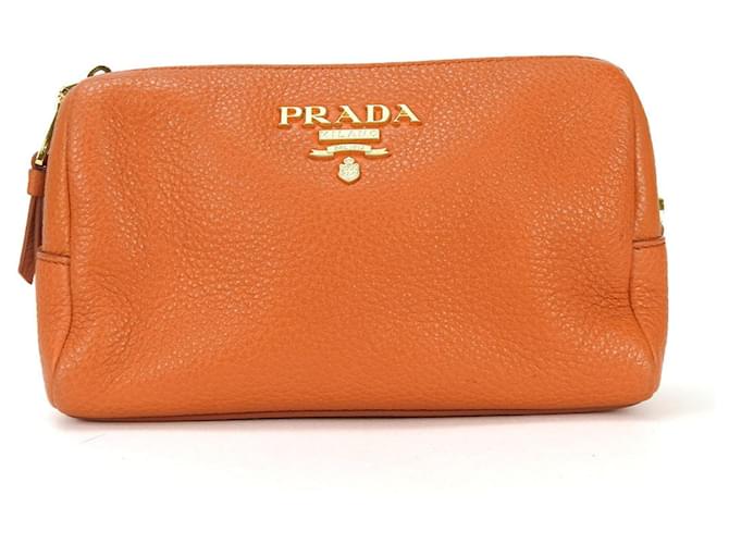 Prada Saffiano Orange Leather  ref.1244583