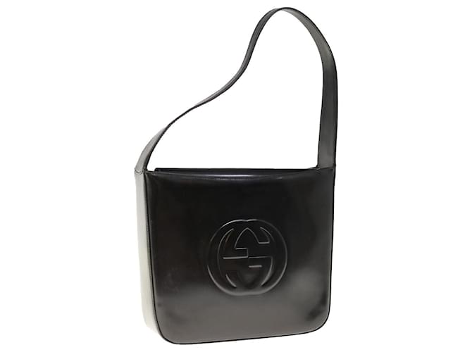 GUCCI Shoulder Bag Leather Black 000 1046 auth 66061  ref.1244673