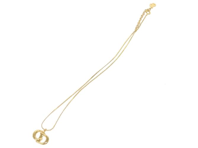 Colar pulseira Christian Dior 2Definir autenticação Gold5729 Dourado Metal  ref.1244689