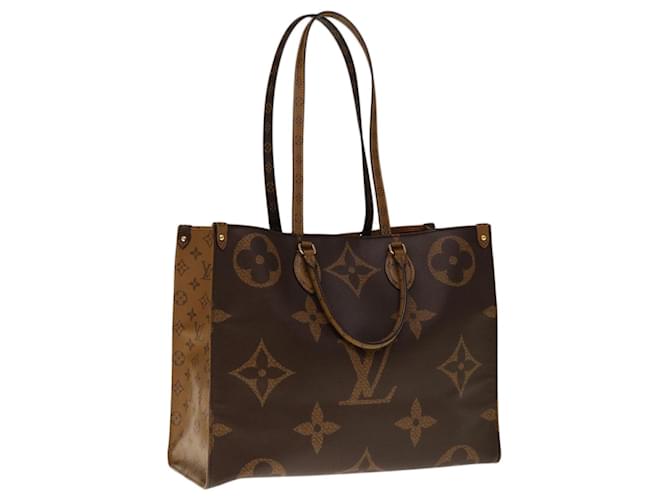 LOUIS VUITTON Monogram Reverse Giant On The go GM Tote Bag M45320 auth 65248SA Cloth  ref.1244715