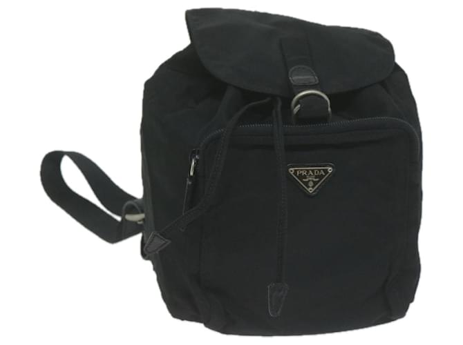 PRADA Backpack Nylon Black Auth 65746  ref.1244727