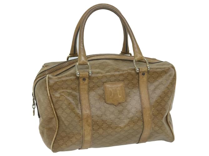 Céline CELINE Sac Boston Toile Macadam Beige Authentique 65912  ref.1244731